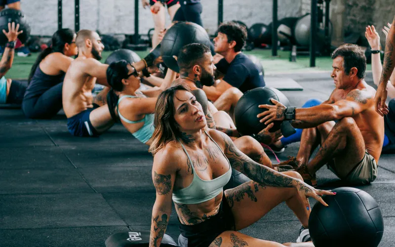 High-intensity groepstraining in actie